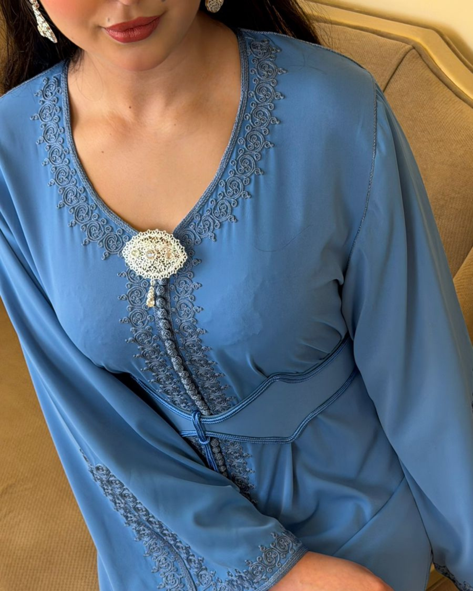 قفطان كريب شغل المعلم
