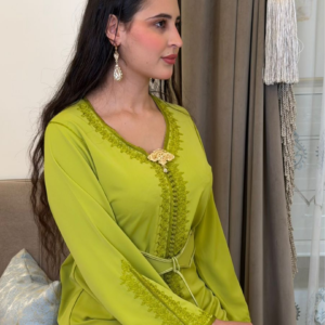 Crepe Kaftan with Master Embroidery