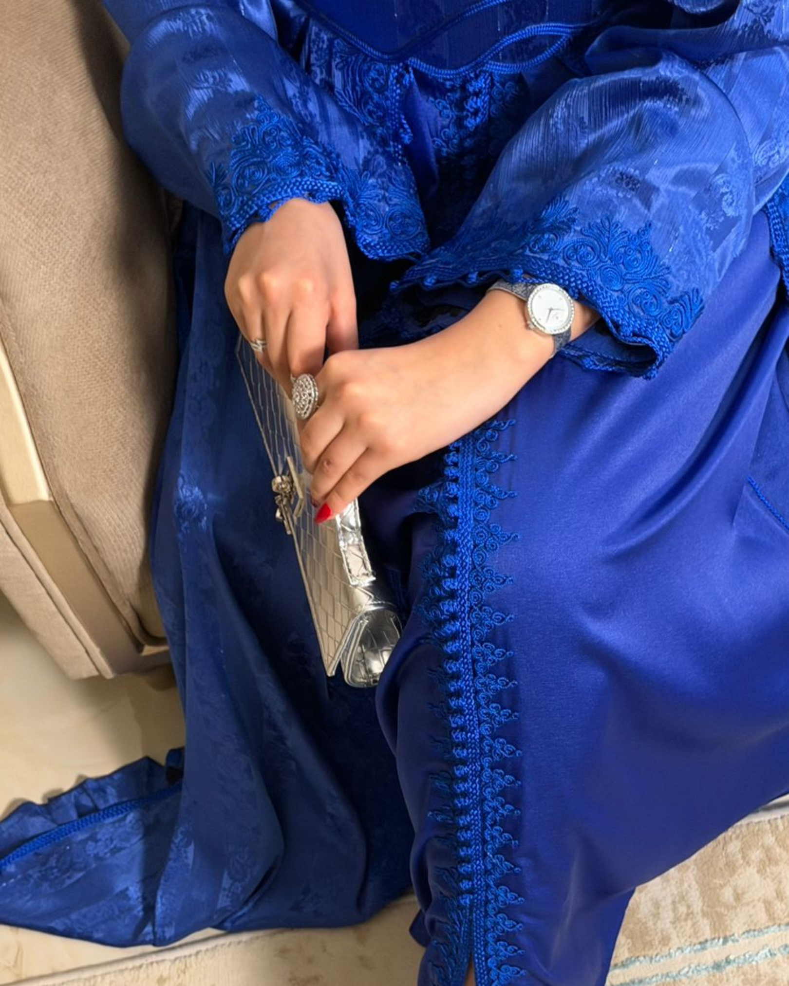 A luxurious, regal, and elegant Moroccan takchita ✨