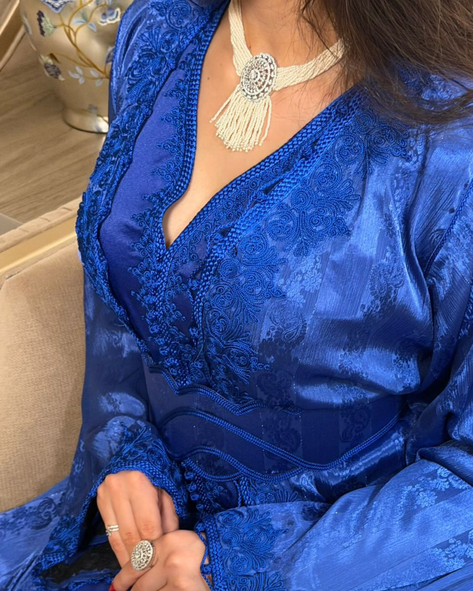 A luxurious, regal, and elegant Moroccan takchita ✨