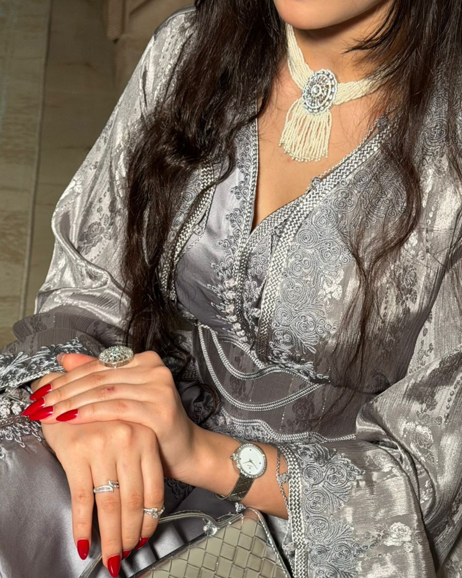 A luxurious, regal, and elegant Moroccan takchita ✨