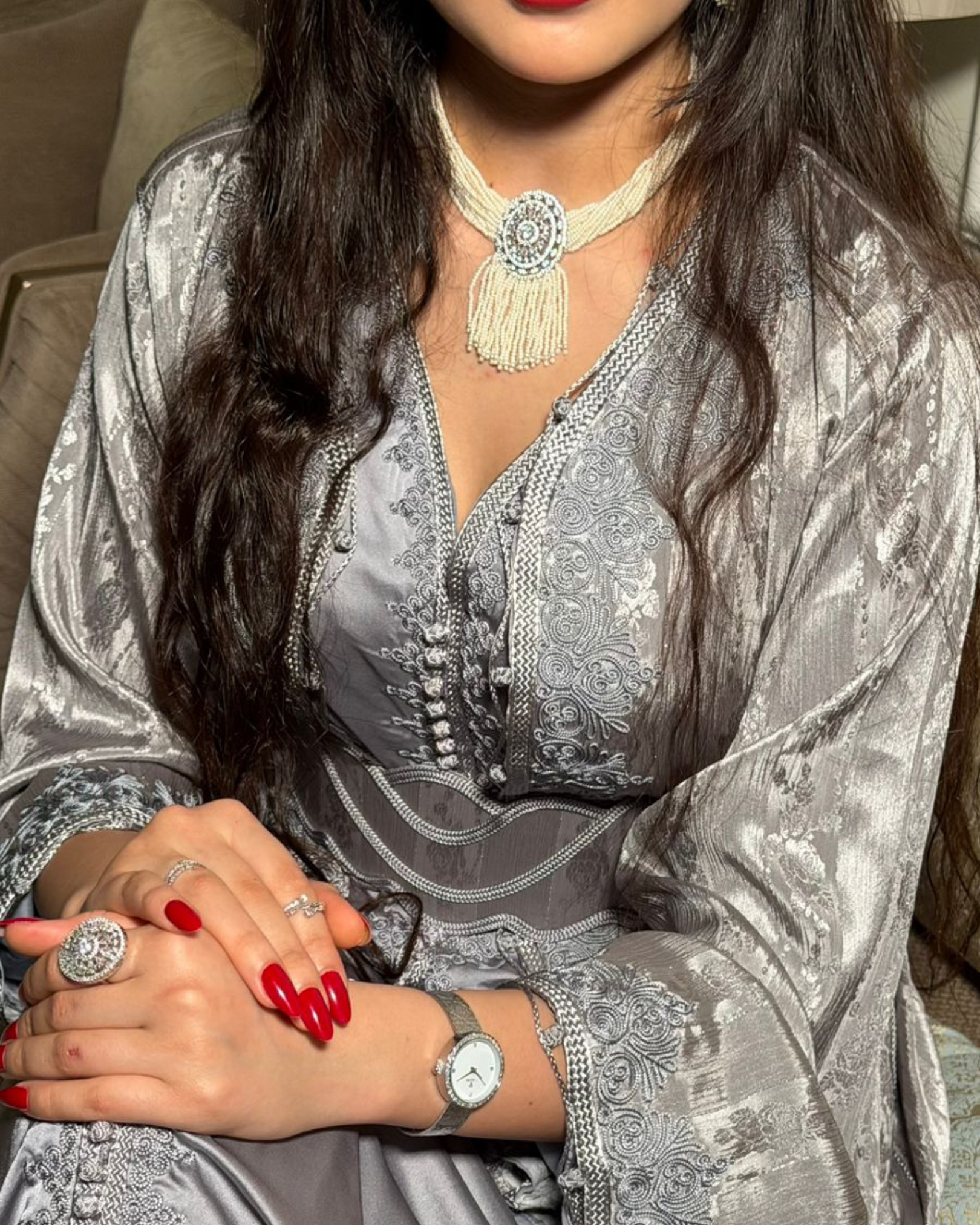 A luxurious, regal, and elegant Moroccan takchita ✨